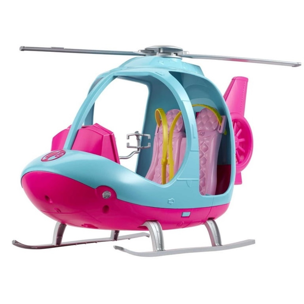 💕 Mattel Barbie Dreamhouse Adventures Pink & Blue Helicopter - Picture 3 of 16